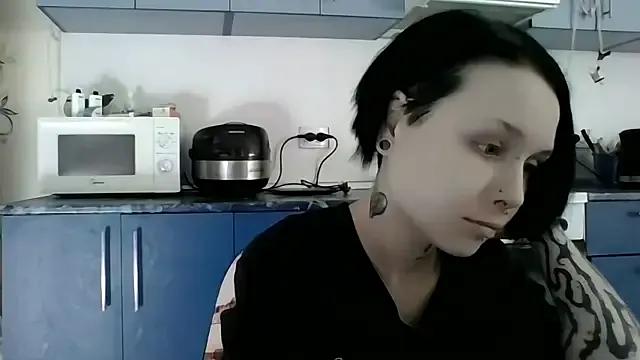 CandaceBlaze — lick while looking at the camera