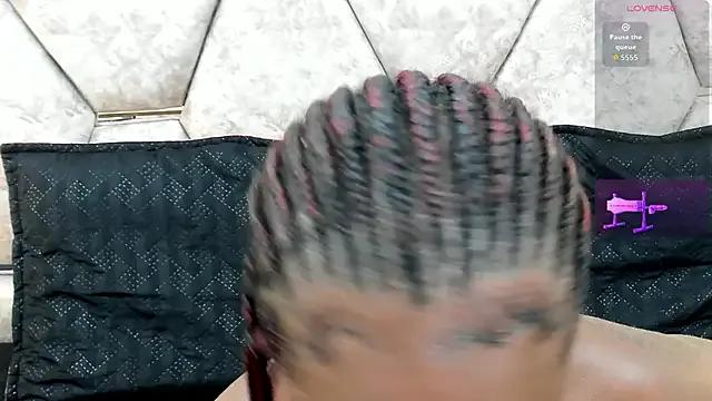 EXOTIC_EBONY_ — One finger in ass!